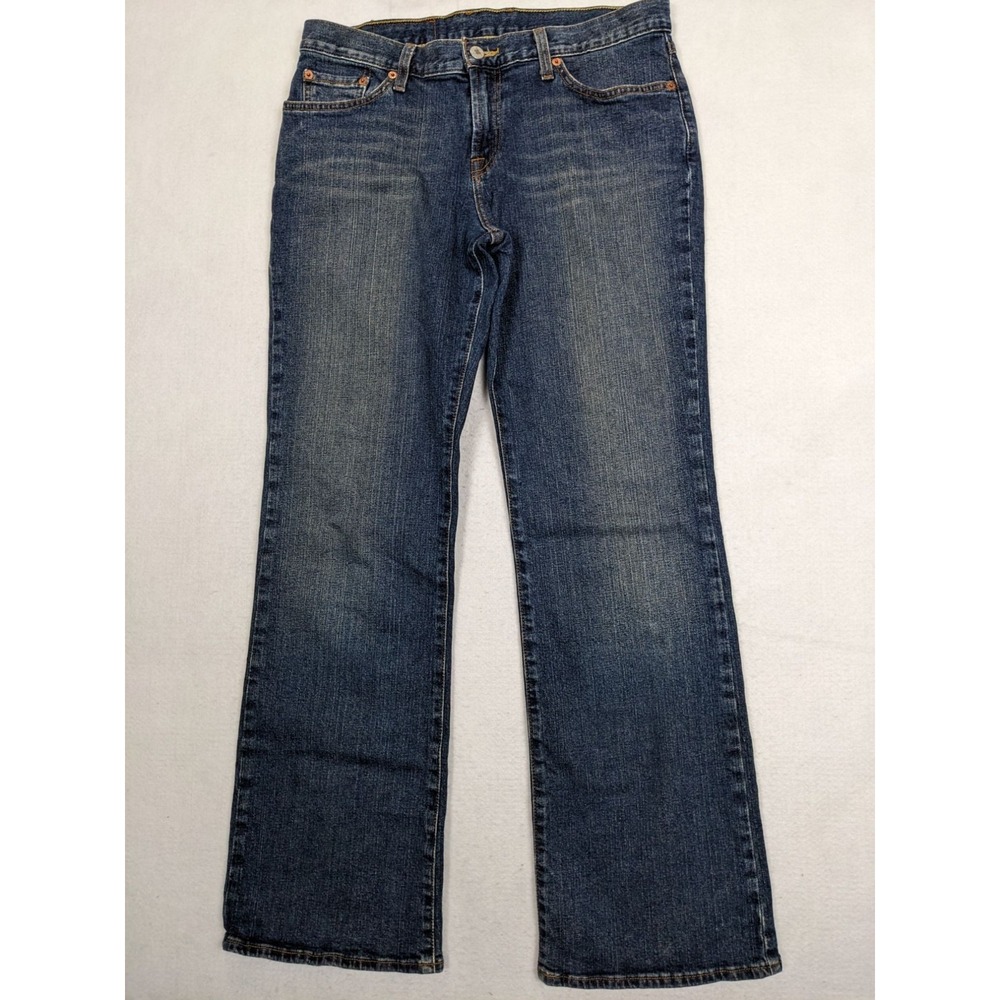 Lucky Brand Dungarees Flare Jeans 12 31 Mid Rise Regular Length